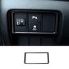 For Honda CR-V LX EX 2017-2022 Black Steel Headlight Button Frame Trim 1PCS