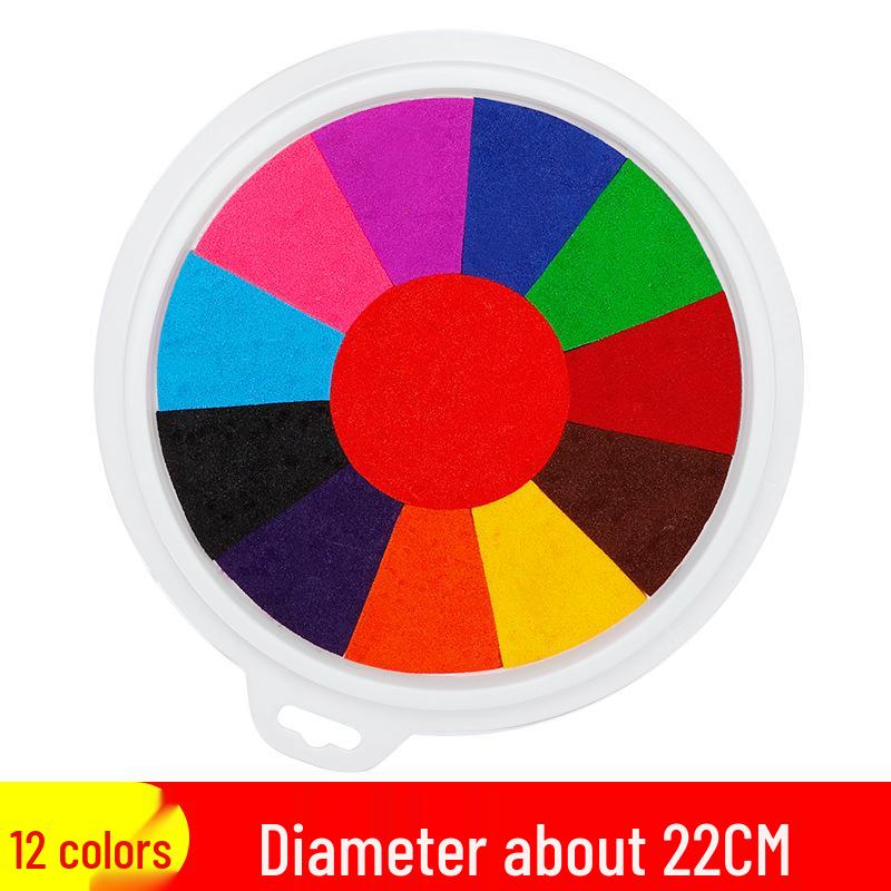 Washable Finger Paint Ink Pad for Kids: Perfect for Kindergarten Art and Palm Prints