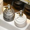 Ceramic Bottle Soap Dispenser Hotel Toilet Hand Wash Liquid Press Bottles Body Wash Shampoo Dispensing Shampoo Bath Gel Bottle