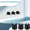 Hot Cold Shower Knob Zinc Zinc Zinc Alloy Bathroom Faucet Knobs Shower Trim Faucet Handle  Tub Shower