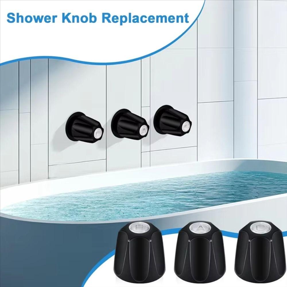 Zinc Zinc Zinc Alloy Shower Knob Replacement Sturdy Bathroom Faucet Knobs Shower Knobs  Faucet Replacement