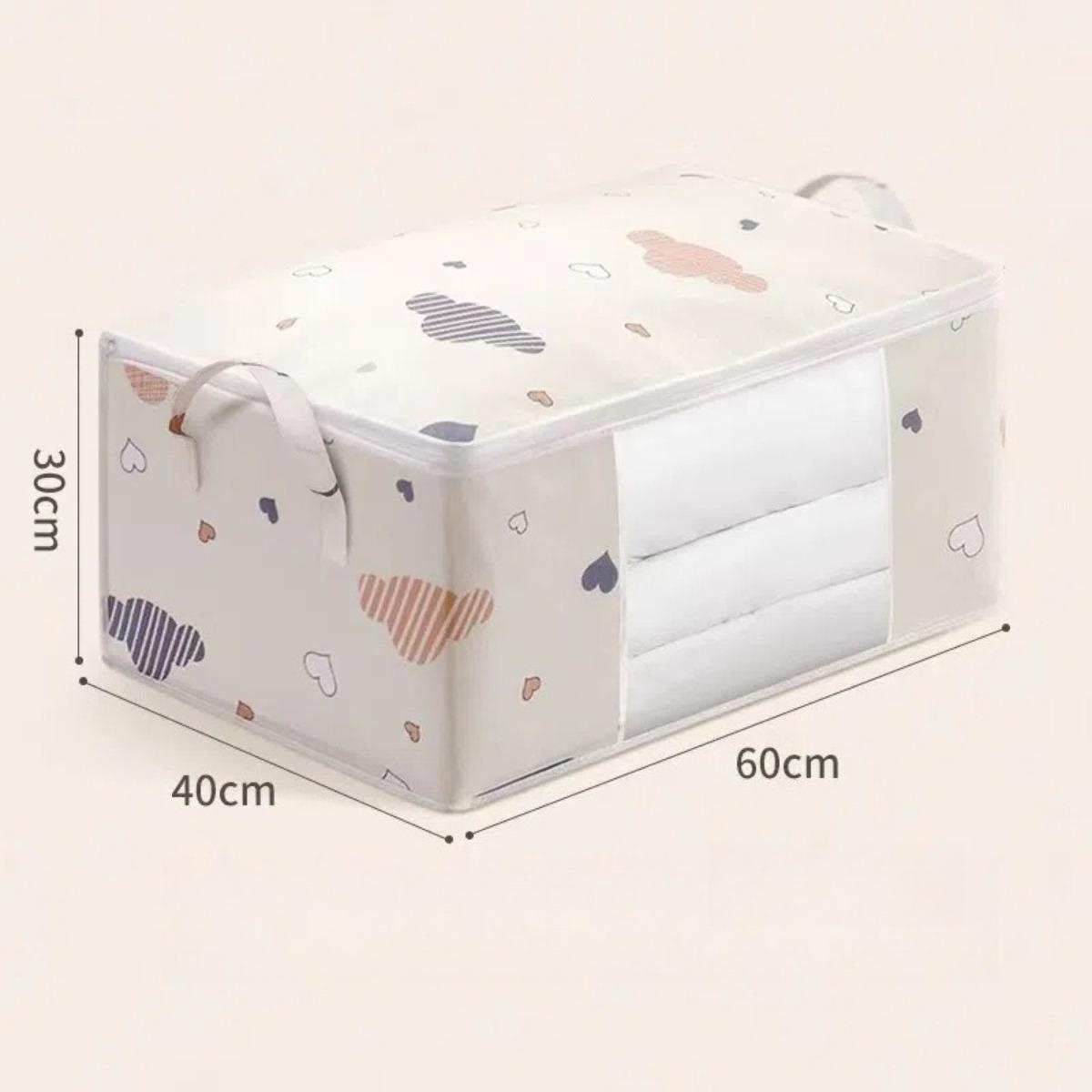

Clothing storage bag, bedroom clothes and blankets storage and packaging bag, good items for daily living and moving 60x40x30cm