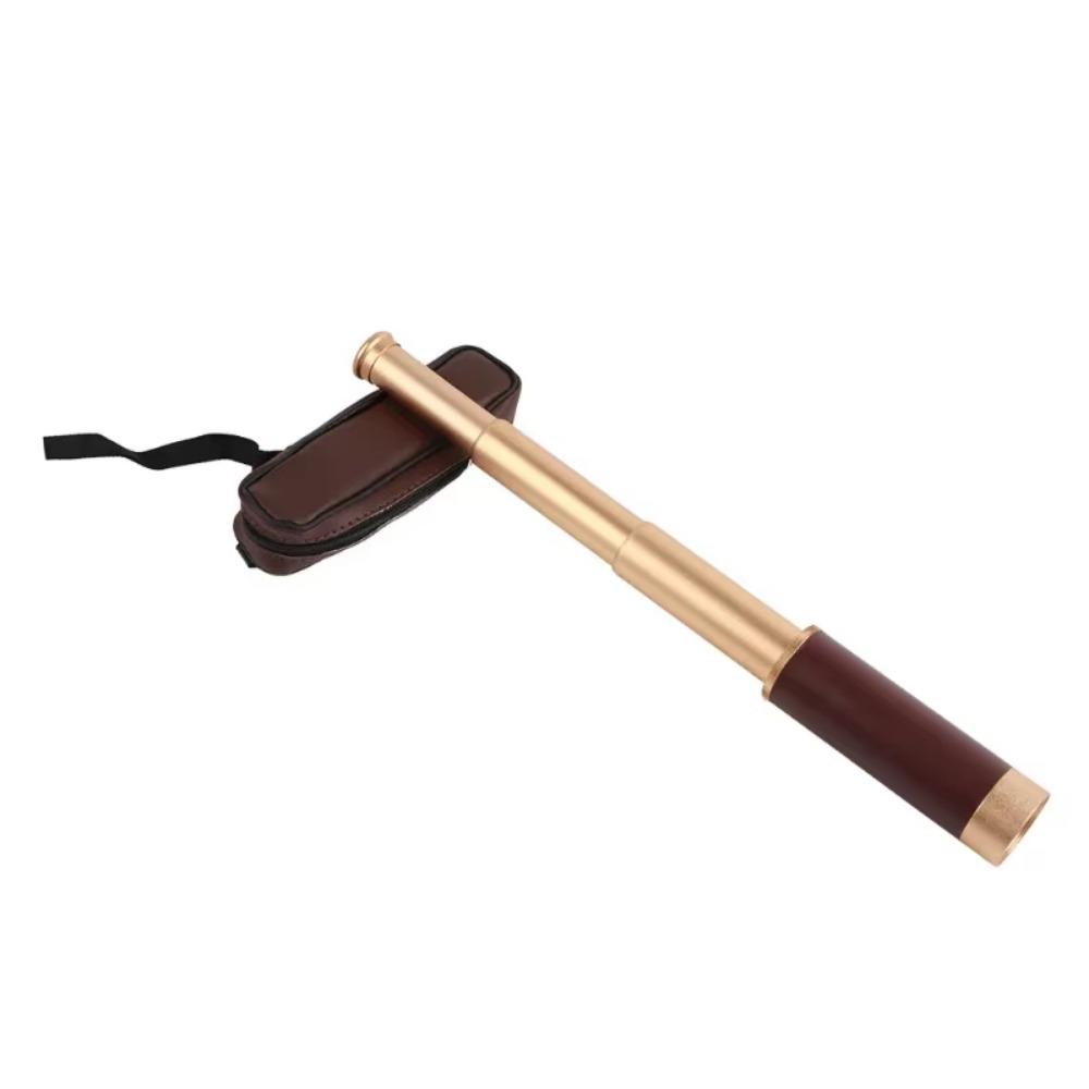 

Складний ретро монокулярний телескоп Компактний Легкий Для подорожей Походів Полювання Кемпінгу Ідеальний подарунок для любителів пригод 1set коричневий