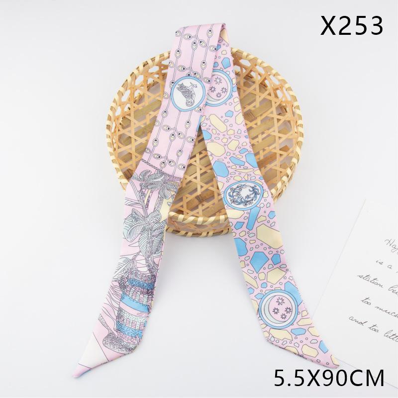 Versatile Vintage Silk Scarf: Hair Tie, Headband, Bag Accessory