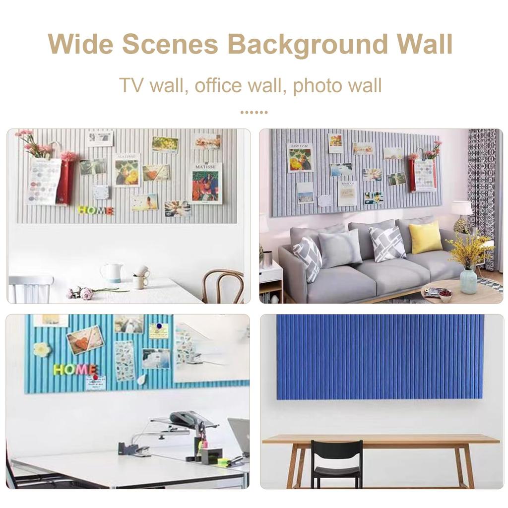 40x60cm Large Thickened Decorative Felt Cork Board Felt Wall Tiles for Home and Office Decoration Wall Decor Living Room Decorat