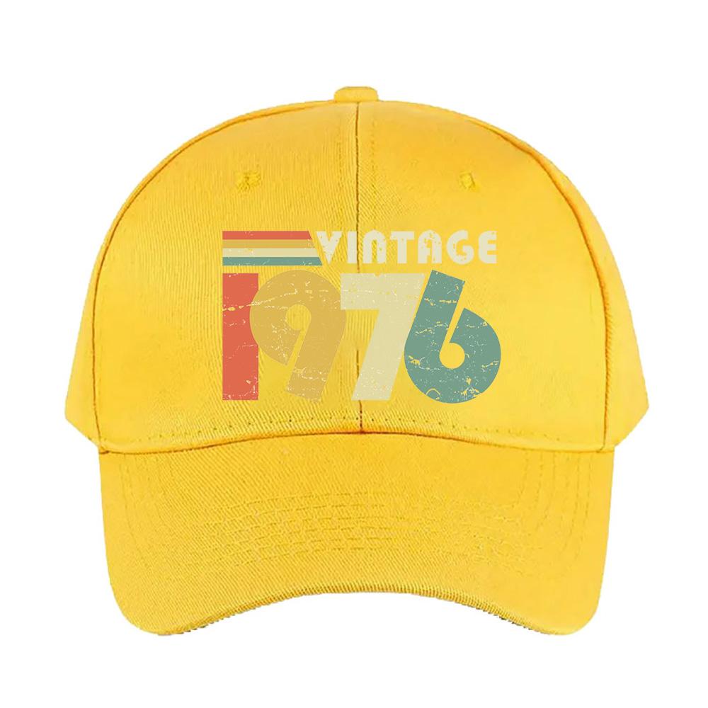 Vintage th Birthday Gift Distressed Cap Man Adult Hat Fashion Casual Adjustable Printed Baseball Caps Trucker Cap