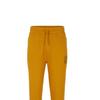 HUGO BOSS SS23 Knitted Sweatpants Men's Yellow Moderate Cuffed Pants 50482855-221