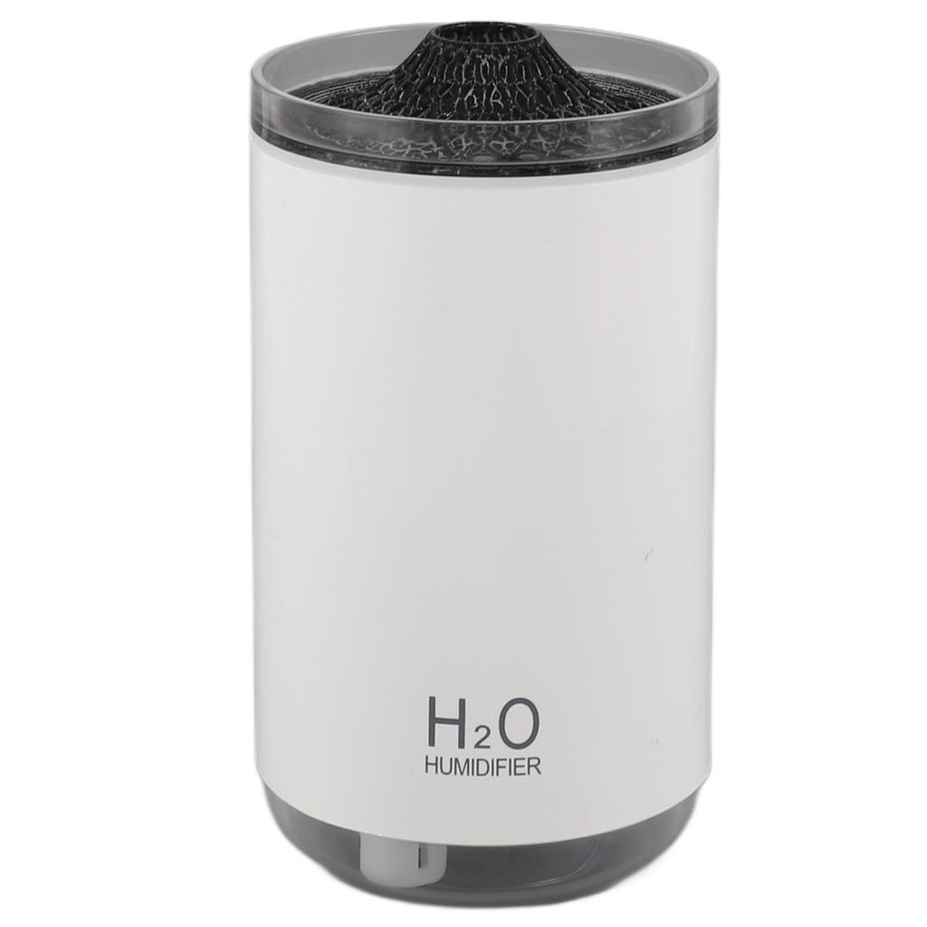 Scent Diffuser White Gradient Light Simulated Flame USB Charging 250ml Aroma Humidifier for Home Traveling Office