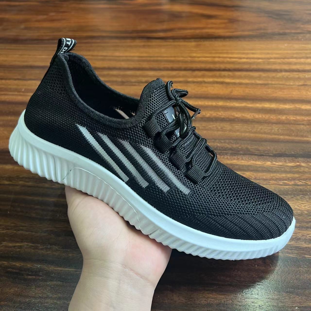 

Женская обувь весна и осень универсальная дышащая повседневная обувь корейская версия спортивная обувь женский тренд сетка мягкая подошва плетение муха спортивная 40