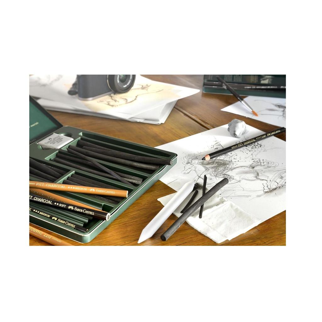 Faber-Castell Pitt Charcoal Set - Pack of 24