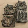 Men's Camouflage Slim-Fit Trendy Spring/Autumn Casual Loose Cropped Workwear Pants