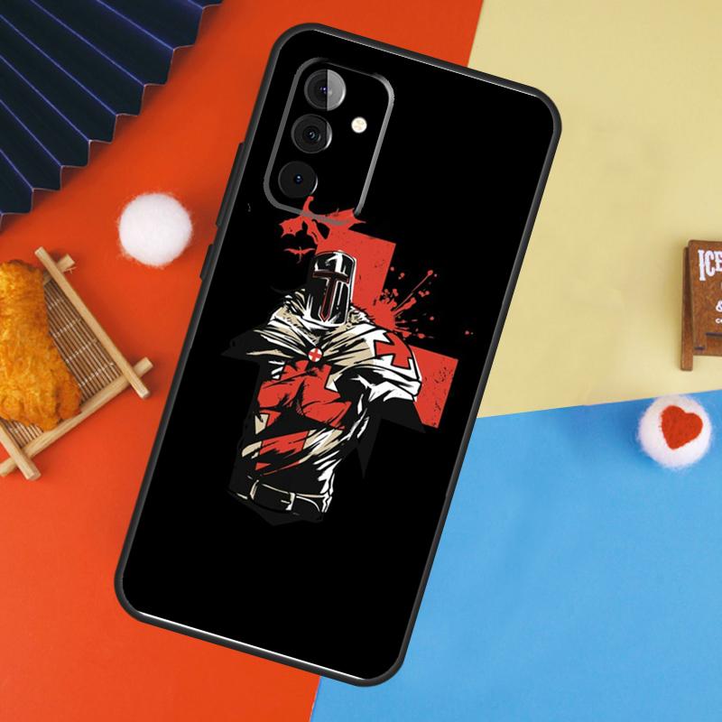 Christian Templar Knights Case For Samsung Galaxy A17 A35 A55 A06 A16 A26 A36 A56 A53 A32 A52 A33 A13 A14 A34 A54 A15