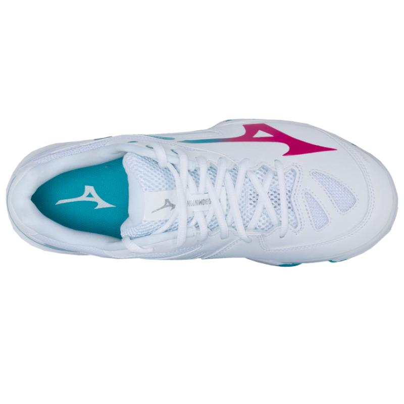 Mizuno Wave Claw 2 Wide 'White Fuchsia Blue' Sneakers 71GA211060