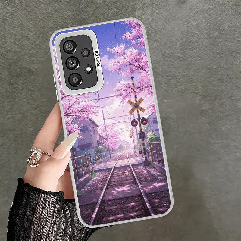 Anime Aesthetic Scenery Soft Phone Case for Samsung A17 A16 A15 A14 A13 A57 A56 A55 A54 A53 A37 A36 A35 A34 A33 A26 A25 A24 A23