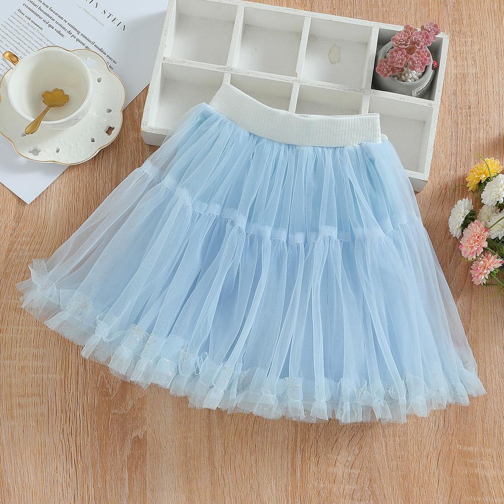 Girls' Tutu Skirts Spring/Summer Baby Soft Cake Skirts Tulle Skirts Puff Skirts Princess Skirts Short Skirts—Versatile Styles