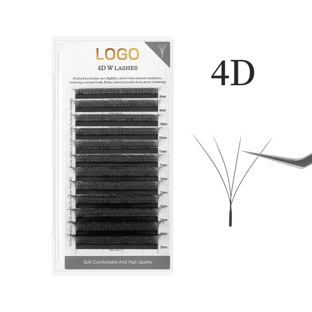 Narrow Design V-Shaped Lashes 8-15mm Mix W Shape Eyelashes New Eyelash Extension  DIY Eyelash