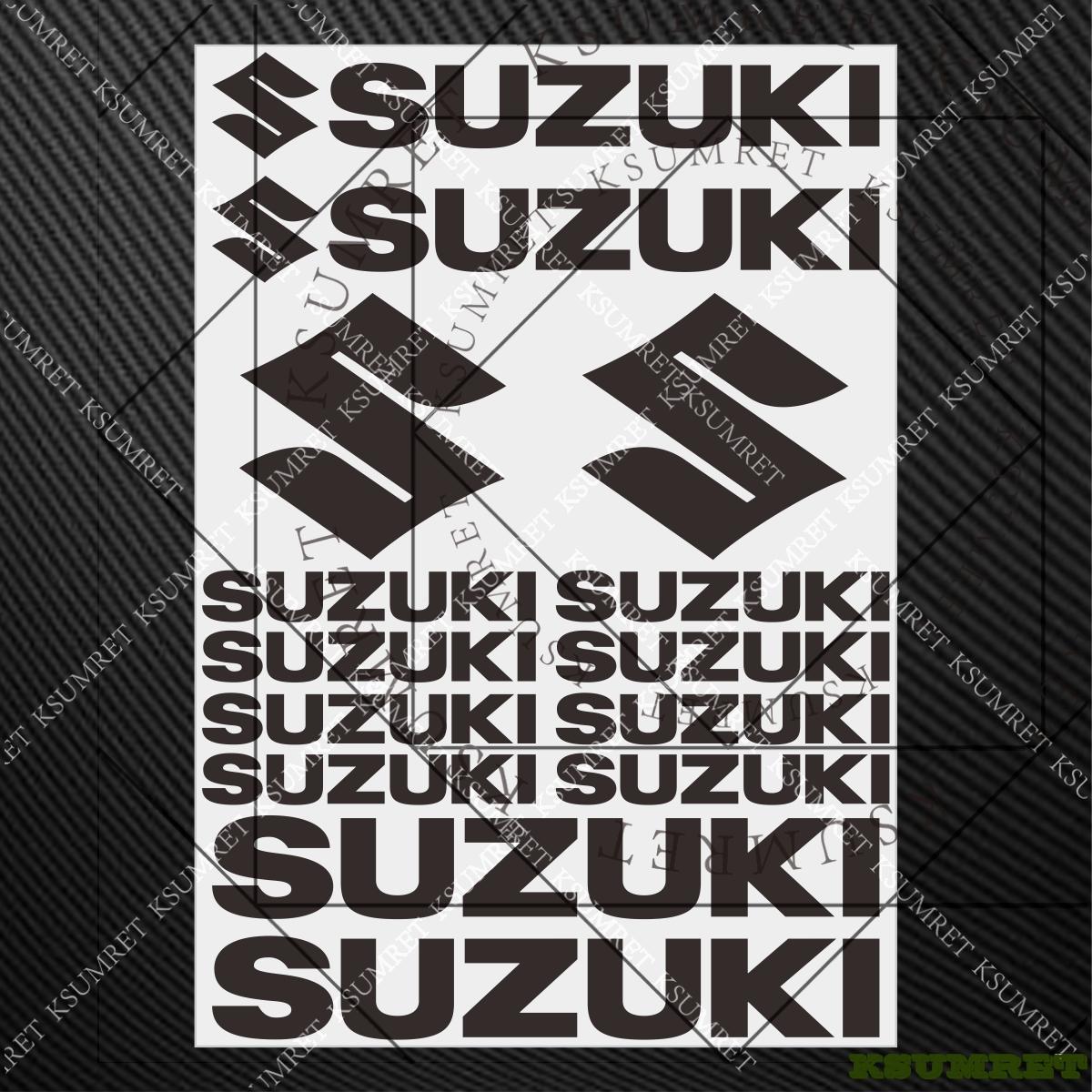 

Вінілова наклейка для мотоцикла Suzuki Наклейки Moto GSXR 600 750 1000 Наклейки чорний