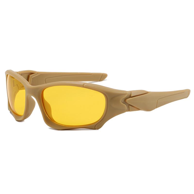 Men's Polarized Tactical Windproof Sunglasses - Military Green, Sports Style