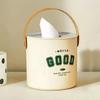 New Simple Fashion Creative Fresh Round Toilet Roll Paper Tissue Box Bedroom Napkin Holder Storage Home Toilet Paper Storage Box