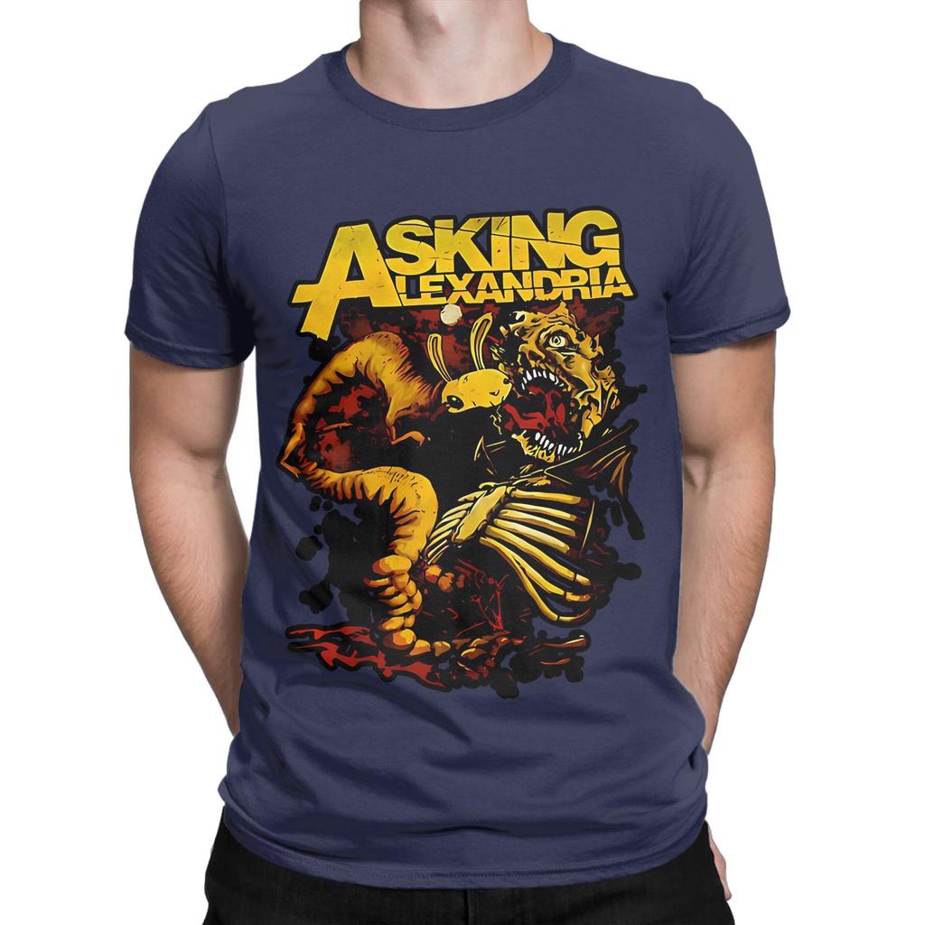 Askings Alexandrias Roll Novelty 100 Cotton TShirt Asking Alexandria Tees Tops For Unisex