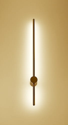 Zeen W2 Gold - Modern LED Wall Lamp 100cm Gold