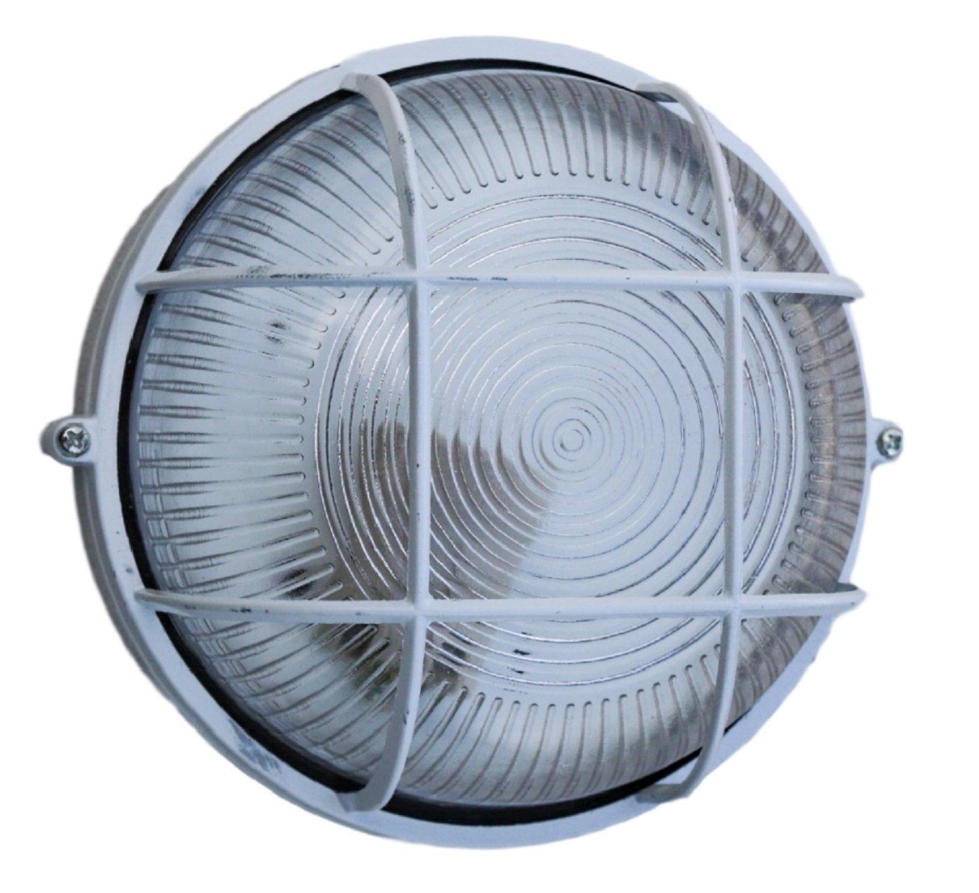 

Industrial Marine Lamp Light, Wall-Mounted, Antique Ceiling, Nautical Style, Vintage, Industrial Style (Round)