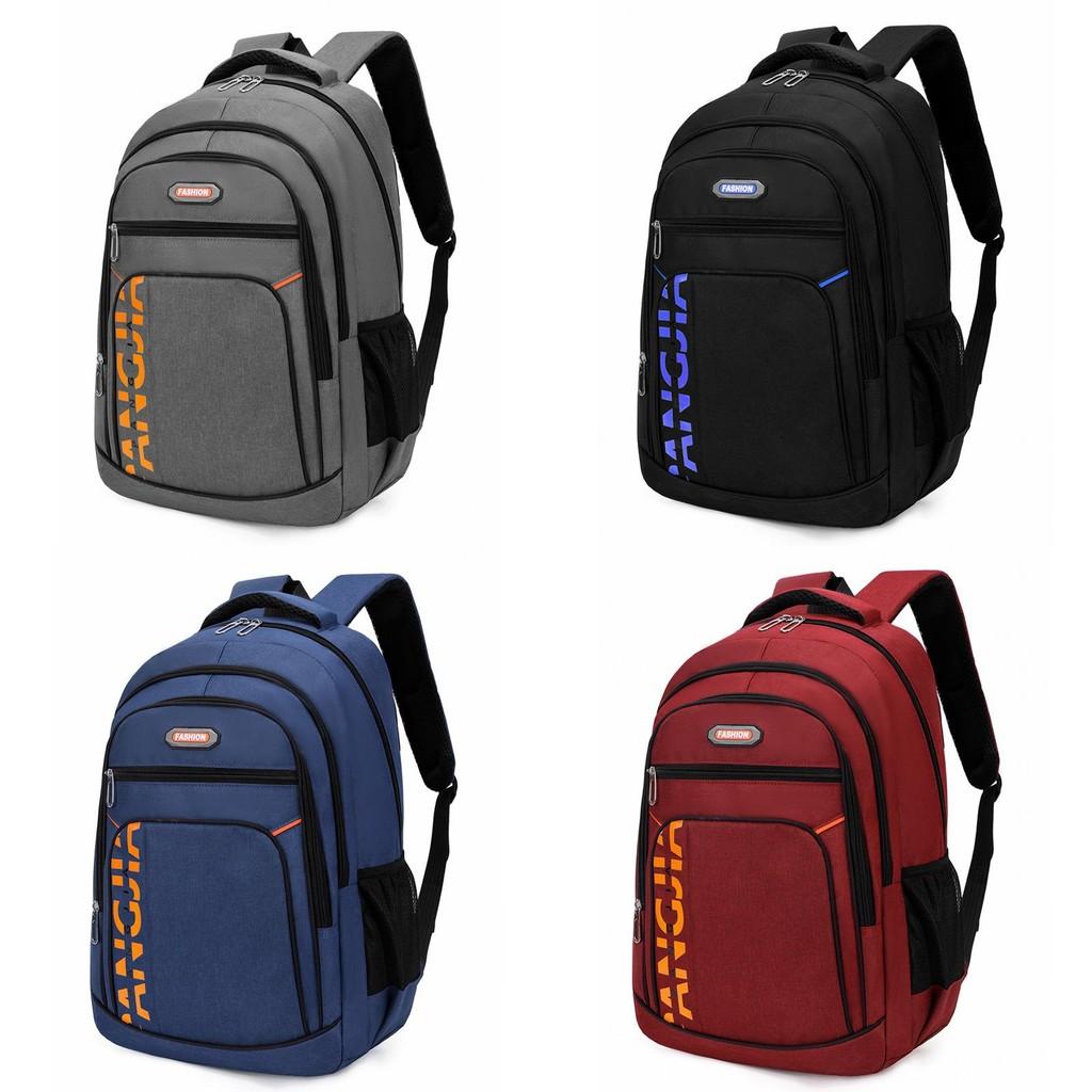 Oxford Simple Breathable Backpack Laptop Compartment Travel School Business