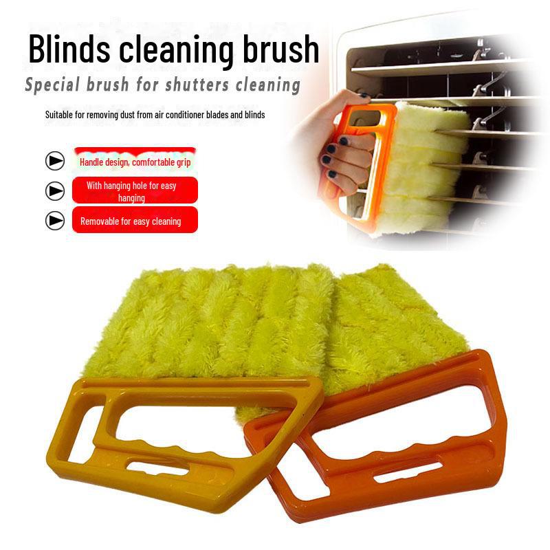 Reinigungsbürste für Jalousien und Vorhänge: Staubentfernung für Lamellen, Verdunkelungsvorhänge, Rollos und Fensterrillen.
