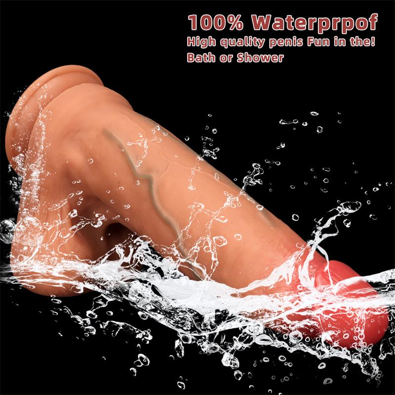 Jumbo Liquid Silicone Double Hardness Simulation Oversized Dildo Big Anal Plug Adult Erotic Products