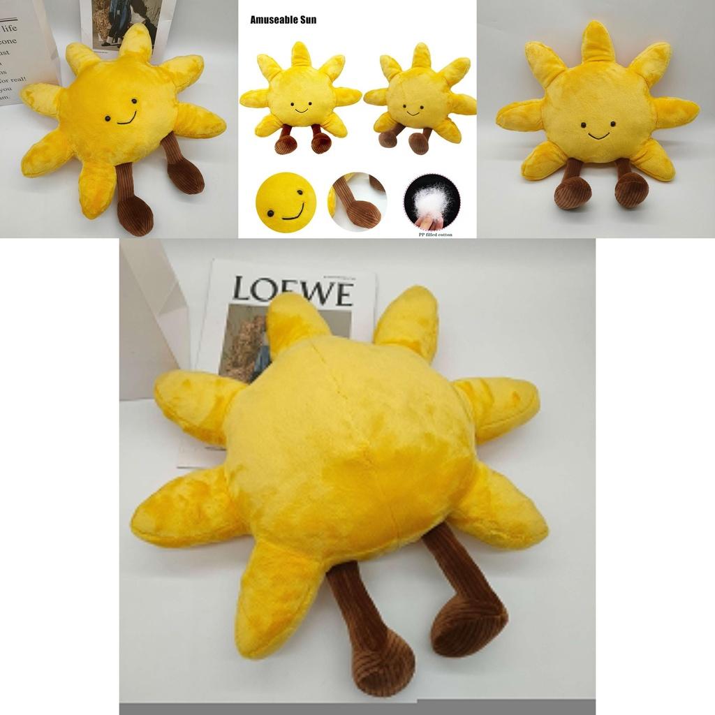 Adorable 15.7in Amuseable Sun Plush Toy Soft Stuffed Doll Pillow Kids Xmas Gift