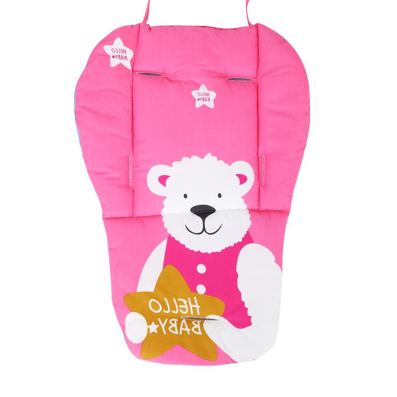 Thickened Cotton Baby Stroller Seat & Backrest Cushion for All Seasons