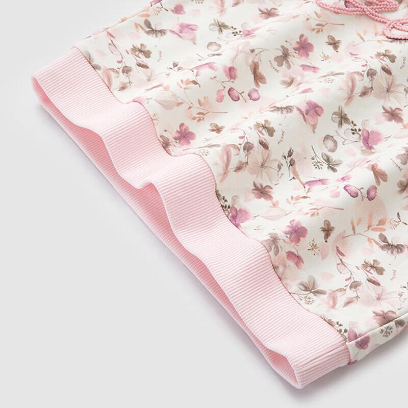 YEEHOO Girls' Floral Print Long Sleeve Sweatshirt