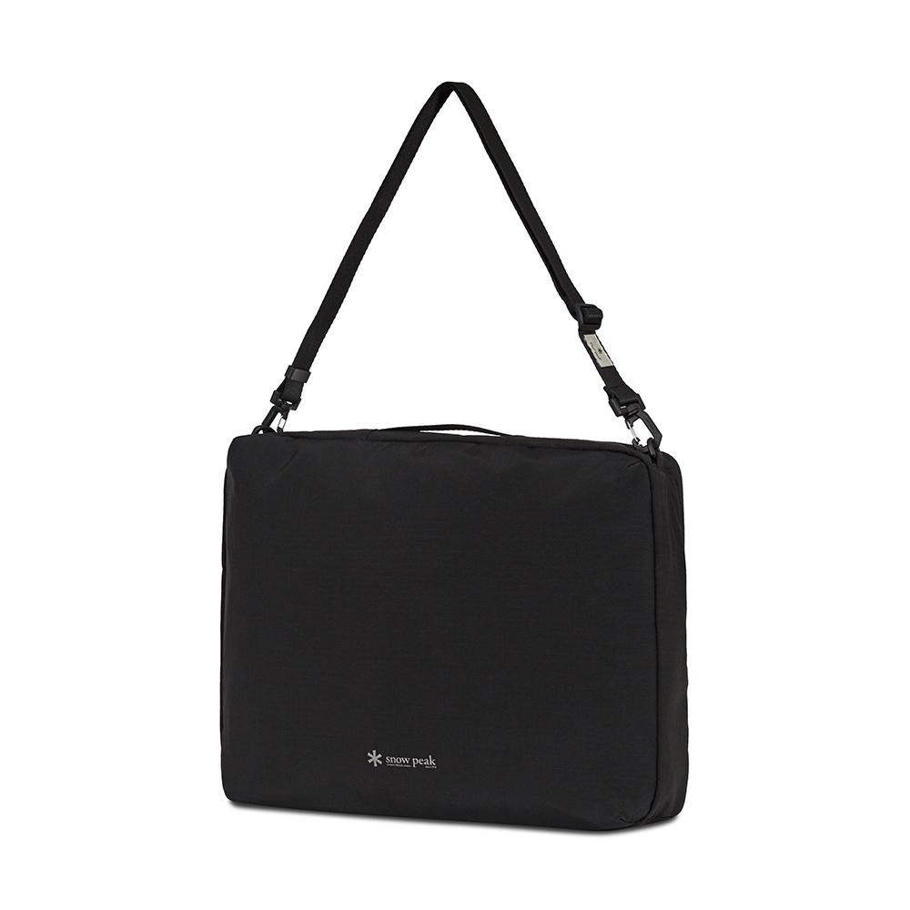 [Snowpeak] Dual Tech Square Cross Bag L Black (S24FUFCB39)