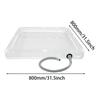 Shower Room Water Base Portable PVC Bathing Tray Outdoor Shower Tub for Outdoor Indoor RV Motorhome Trailer Tent Camping Hiking