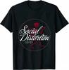 Men Clothing Social Distortion Winged Wheel TShirt Ball and Chain Mens Tshirt Street Hip Hop Style Tees Loose Tops Streetwear