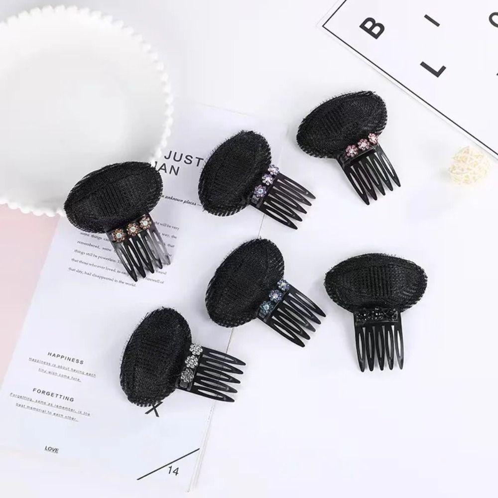 Flower DIY Hair Styling Tool Invisible Hair Base Elegant Puff Hair Head Cushion Daily