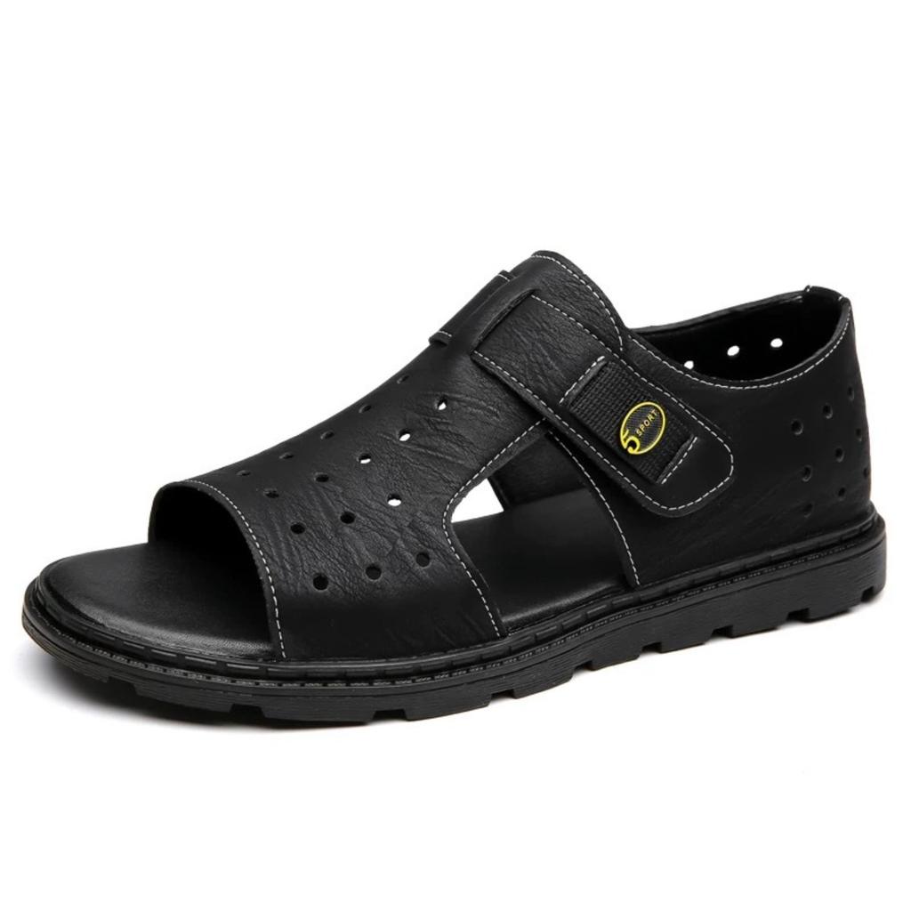 Sandals, Breathable, Men's, Beach Shoes, Soft Soles, Wear-resistant, Casual Shoes, Anti-skid, Roman Sandals