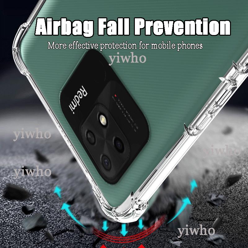 Luxury Clear Soft Silicone Case For Xiaomi Redmi 10C Shockproof Transparent Redmi10c 10 C  6.71" Mobile Phone Cases Back Covers