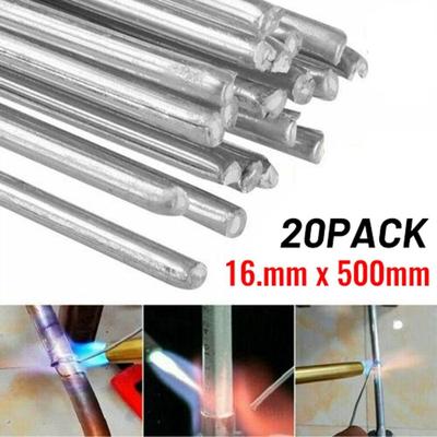 20Pcs Low Temperature Aluminum Welding Solder Wire Flux Brazing Repair Rods