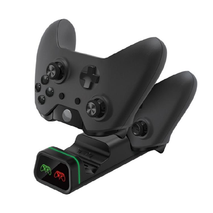 Gamepad Charging Solution Charging Holder Base Nonslip for X1 Controllers 2pcs Rechargeable Batteries Included
