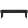 346668 vidaXL Banc Noir 100x30x30 cm Velours