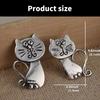 Vintage Cats Studs Earrings for Women Chic Cats Shaped Ear Studs Alloy Earrings Versatile for Everyday Fashion Pairing