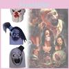Terrifier Cosplay Costumes Polyester Fabric Halloween Themed Supplies Events