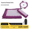 Tapis d'acupression et de yoga en coton pour la relaxation musculaire