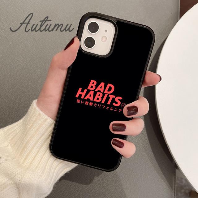Pouzdro na telefon Good Girl Bad Habits pro iPhone 11 12 13 14 Pro Max mini X XR XS SE 2020 6S 7 8 Plus Samsung Galaxy S21 S22 skořepina
