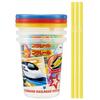 Skater Tumbler with straw 3 pieces 320ml Plarail 24 Made in Japan SIH3ST-A