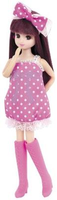Licca-chan Color Change Dress Pink & White