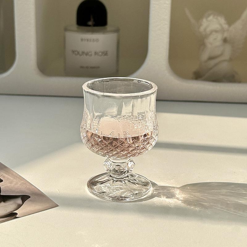 12ks Sada Diamantová malba Pohár na likér Módní Sklenice na vodku Koktejl Whiskey Nádobí Luxusní Sada sklenic na červené víno Transparentní