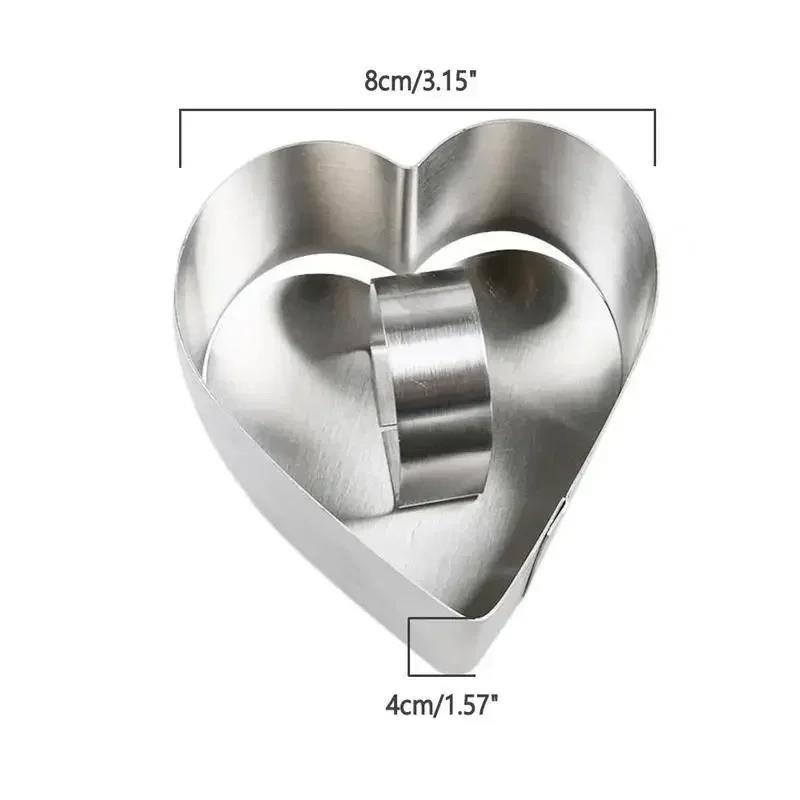 Neue Form für Salat Backform Diy Backformen Werkzeuge Cupcake Form Salat Dessert Sterben Mousse Ring Kuchen Käse Werkzeug Edelstahl