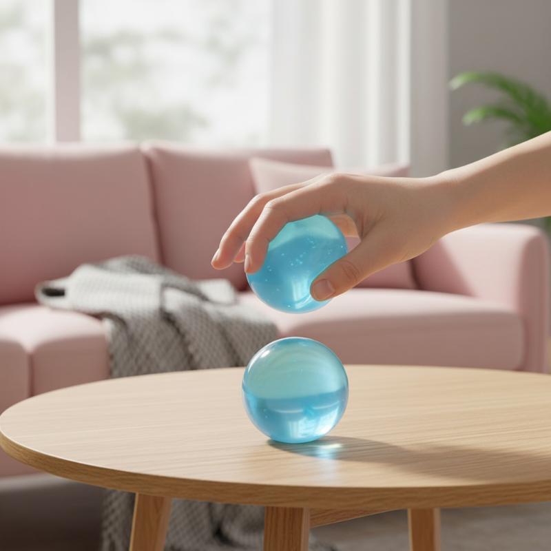 Coconut Oil Pressure Ball Soft Novelty Toy Slow Rebound Portable Desktop Squeezer For Relaxation And Stress Relief